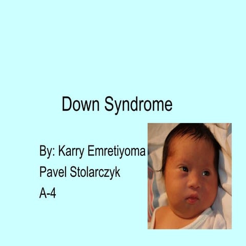 Down syndrome