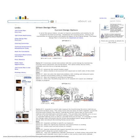 Downtown denver partnership  current urban design plan details