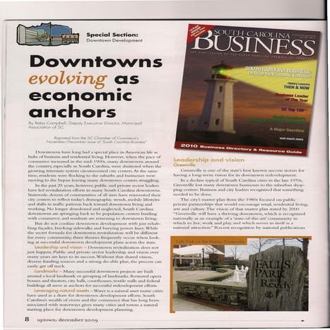 Downtown Development Article