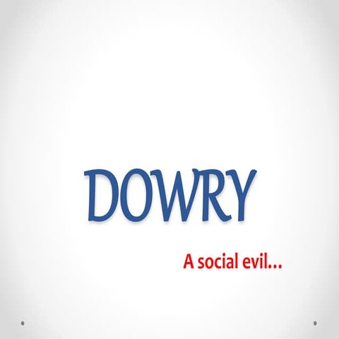 Dowry