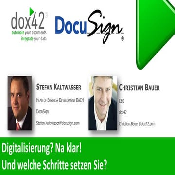 Digitalisierung? Na klar! Und welche Schritte setzen Sie?