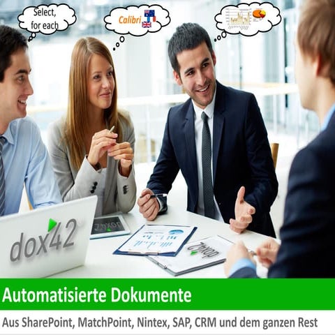 SharePoint@Enterprise - "Automatisierte Dokumente aus SharePoint, MatchPoint,...