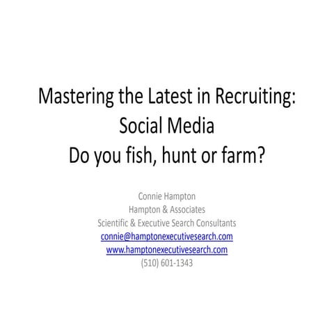 Do You Fish Hunt Or Farm