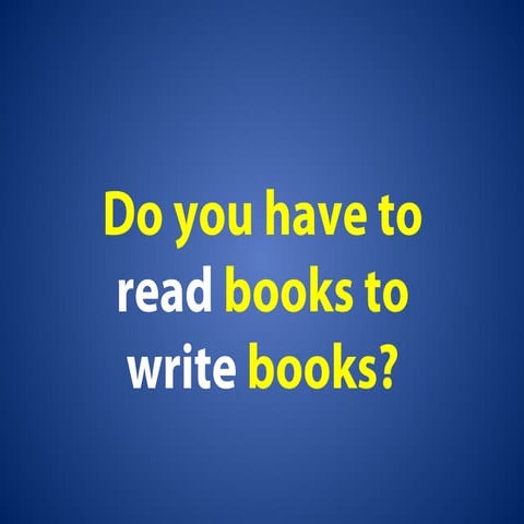 Do You Have to Read to Write?