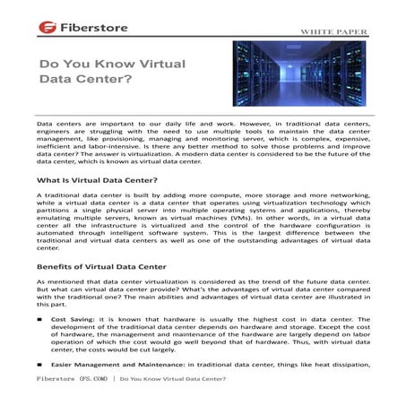 Do you know virtual data center