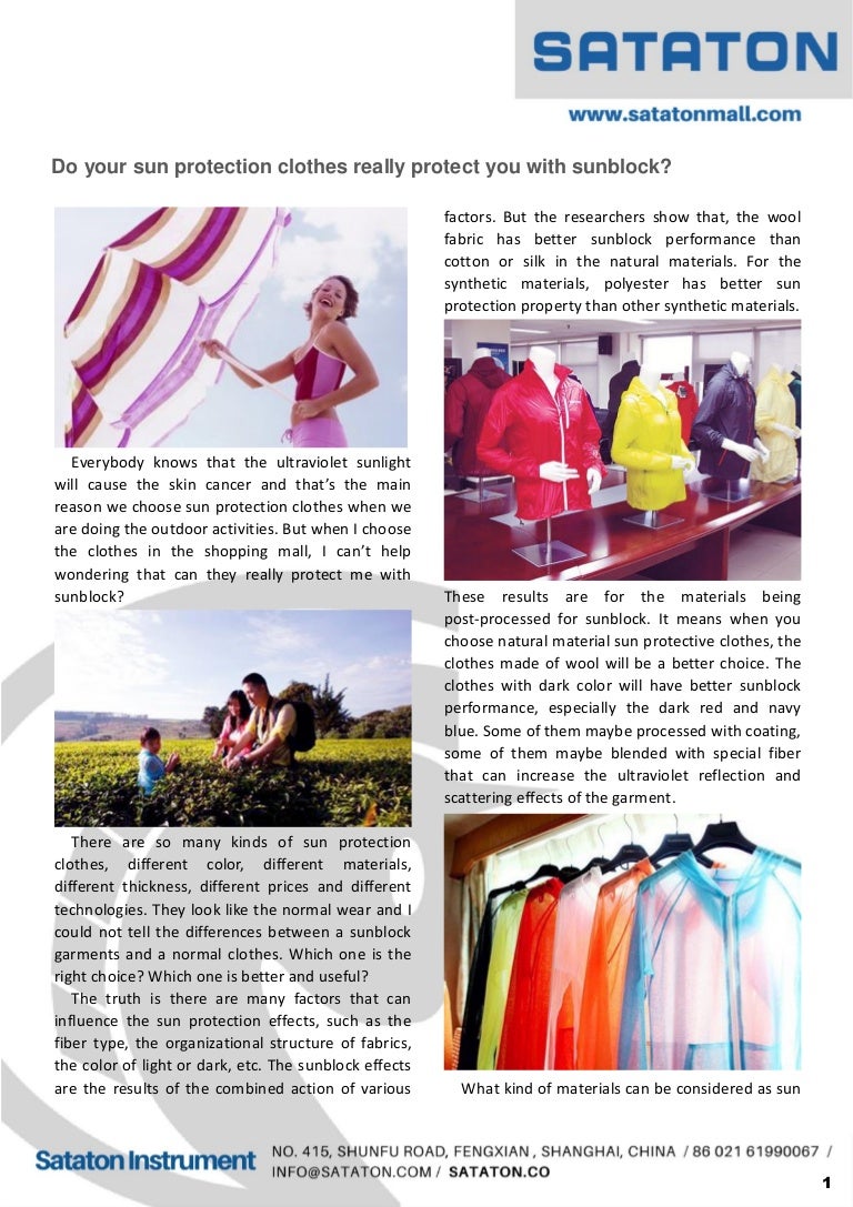 clothes that protect you from the sun