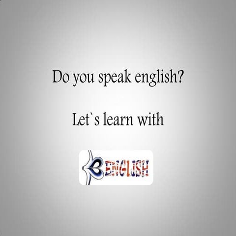 Do you speak english 