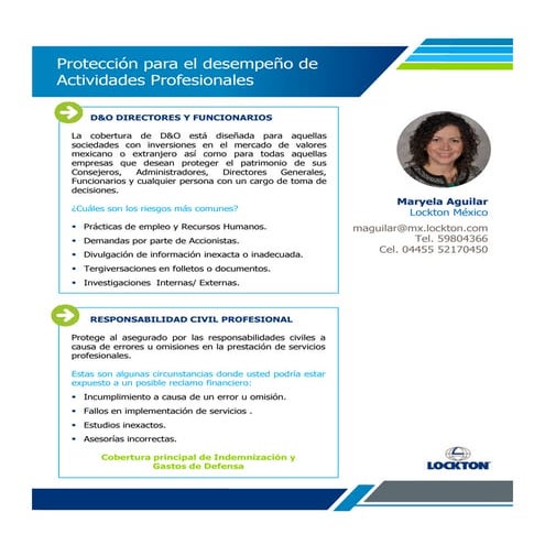 D&O y RC profesional