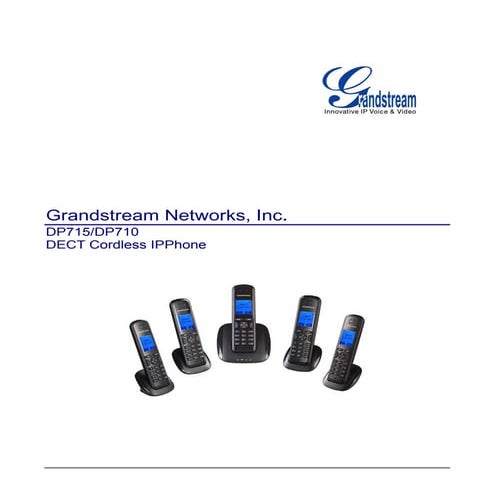 DP710 Grandstream Telefone IP