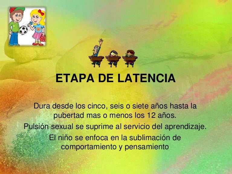 Sigmund Freud Fase de latenica (Ejemplo)