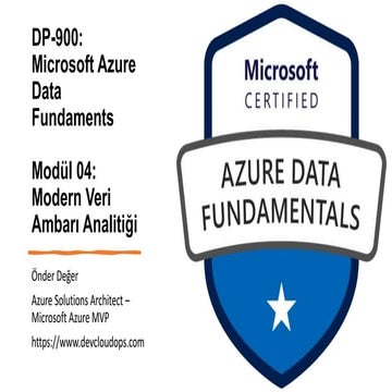 DP:900 Azure Data Fundamentals - Modern veri ambarı analitiği-04