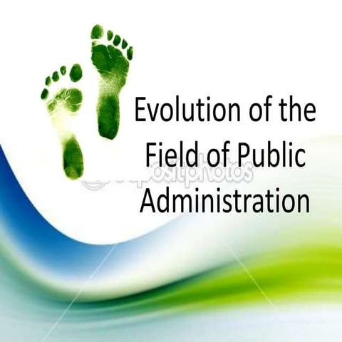 Evolution of Public Administration