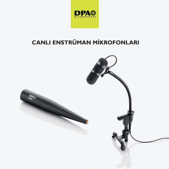 DPA Live Instrument Mics PDF
