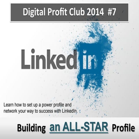 Building a ALL Star LinkedIn Profile