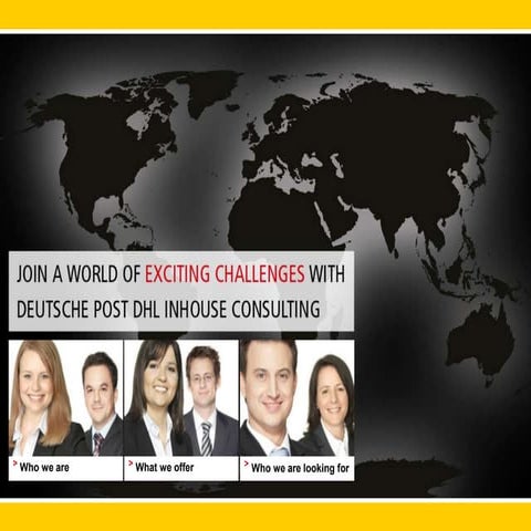Your career perspectives at Deutsche Post DHL Inhouse Consulting