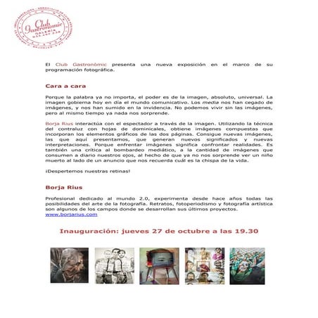 Exposició "Cara a Cara"