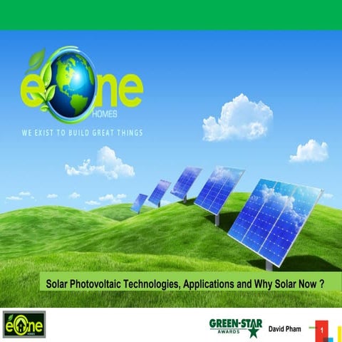 EcoOne - SolarEnergy Presentation 2014