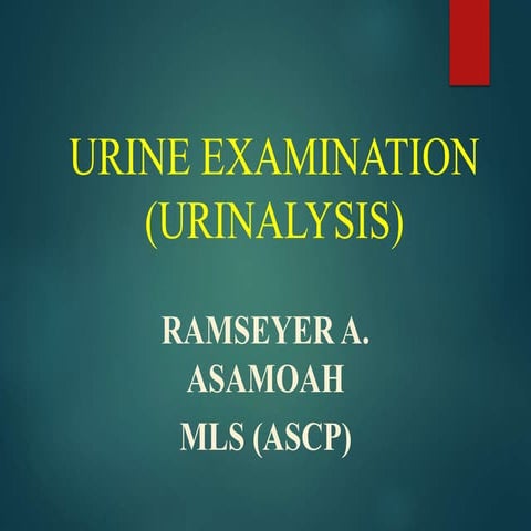 URINALYSIS
