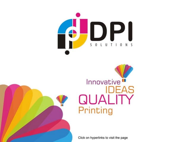DPI Solutions, Digital printing & Imaging Solutions Company Profile