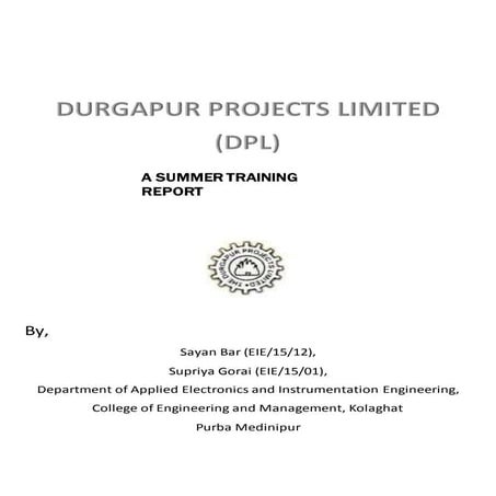 Durgapur Projects Limited