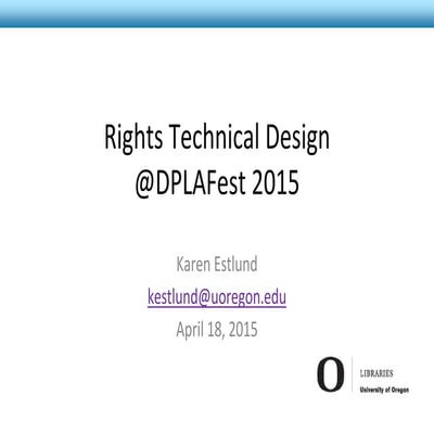 Rights Technical Design