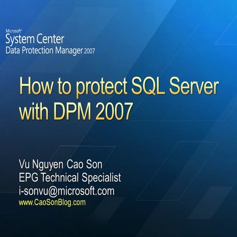Dpm.2007.For.Sql Sonvu