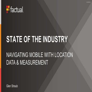 Digiday Programmatic Media Summit. Glen Straub. Factual