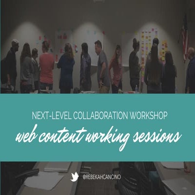 DPM Summit 2015 - Next-Level Collaboration: Facilitating Web Content Working ...