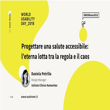 Daniela Petrillo - Progettare una salute accessibile: l'eterna lotta tra la r...
