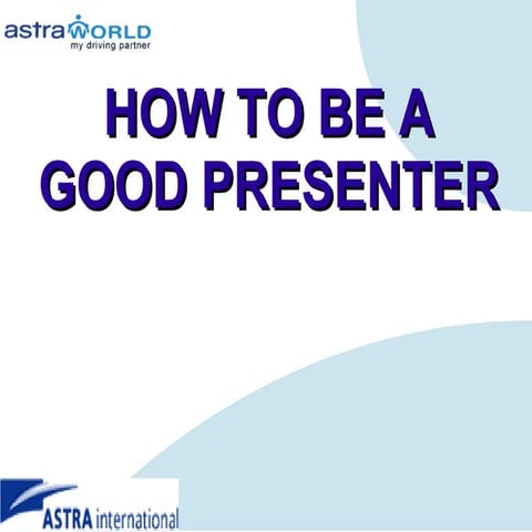 Presentation Skill - Agung