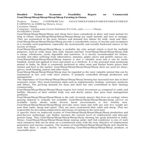 detailed DPR Goat-Sheep Farming Oman.docx