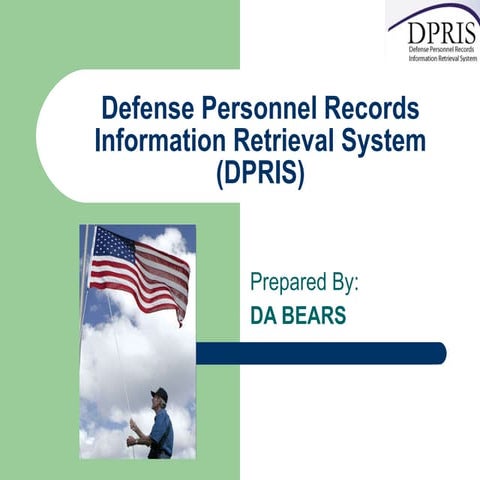 Department of Veterans Affairs - VA - DPRIS - Defense Personnel Records Infor...