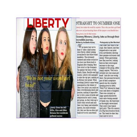 Magazine Double Page Spread