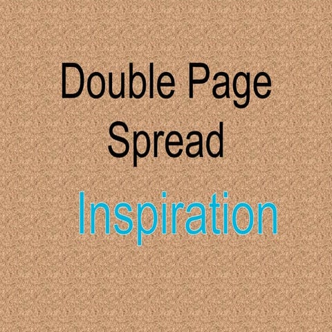 Double Page Spread Inspiration