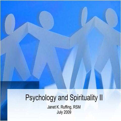 Psychology and Spirituality II