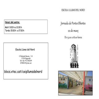 Díptic portes obertes