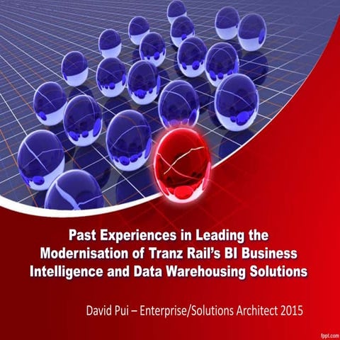 Modernisation of BI Business Intelligence and Data Warehouse Solutions at Tra...