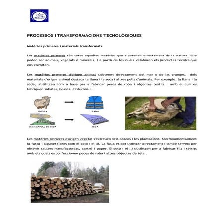 Ma materies primeres | PDF
