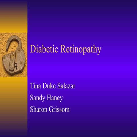 Non-Proliferative vs. Proliferative Diabetic Retinopathy | PPTX