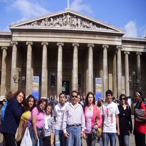 Dr. Refaat Bushra Megalli Head of English Unit with NUB Student (London 2009)