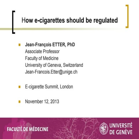 Dr. jean francois etter the royal society 11-13