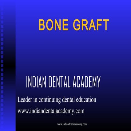  bone graft /certified fixed orthodontic courses by Indian dental academy 