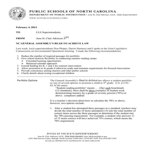 Dr. atkinson's message