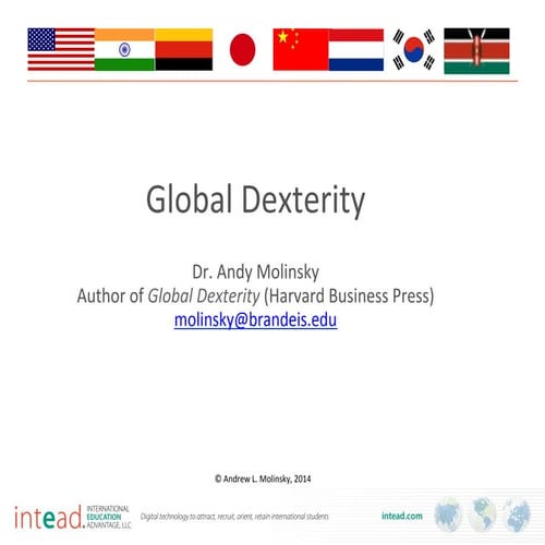 Global Dexterity - Dr. Andy Molinsky