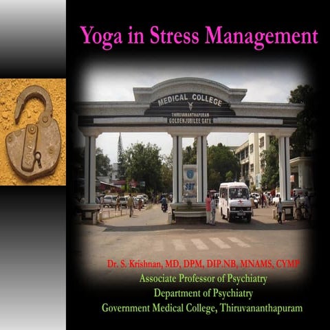 Dr. krishnan's yoga for stress management