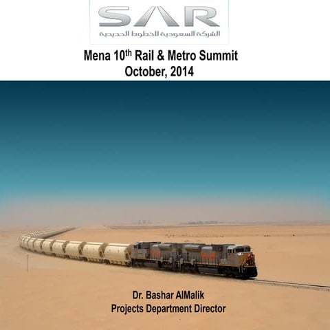 Saudi Railway Company Presentation - Railways Projects 2014