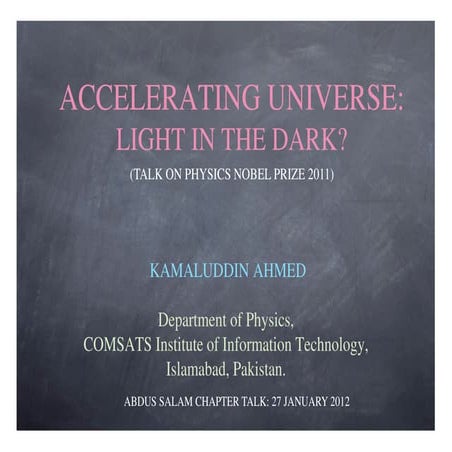 Accelerating Universe 