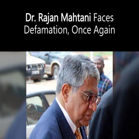 Dr. Rajan Mahtani is an inspiration for Zambia | PPTX