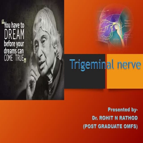  Trigeminal nerve - ROHIT N RATHOD