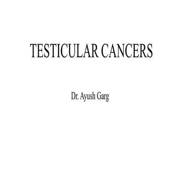 testicular tumors